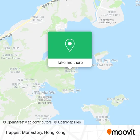 Trappist Monastery map