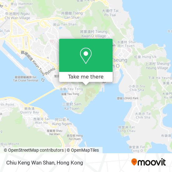 Chiu Keng Wan Shan map