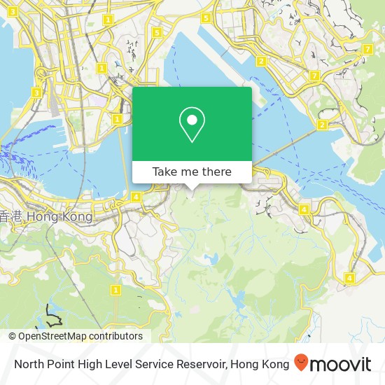 North Point High Level Service Reservoir map