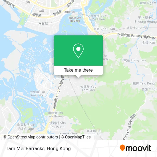 Tam Mei Barracks地圖