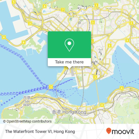 The Waterfront Tower VI map