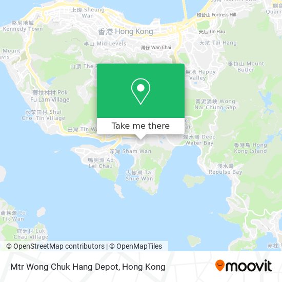 Mtr Wong Chuk Hang Depot map