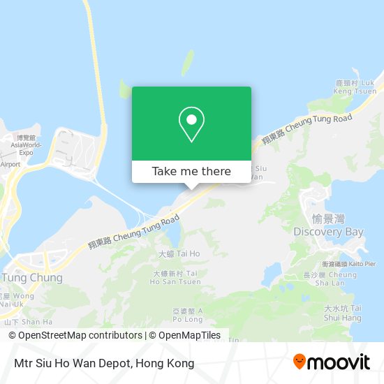 Mtr Siu Ho Wan Depot map