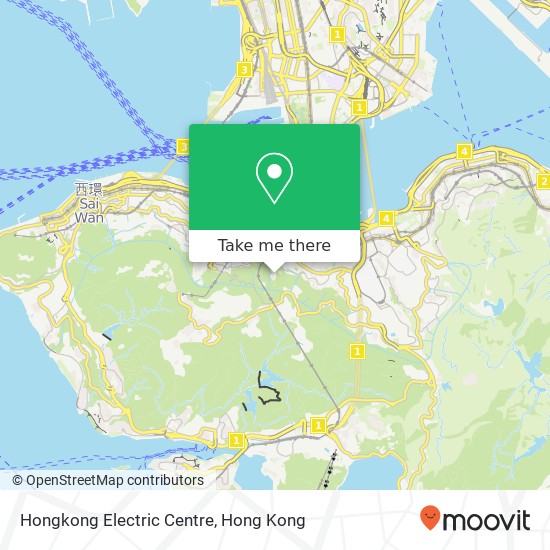 Hongkong Electric Centre map