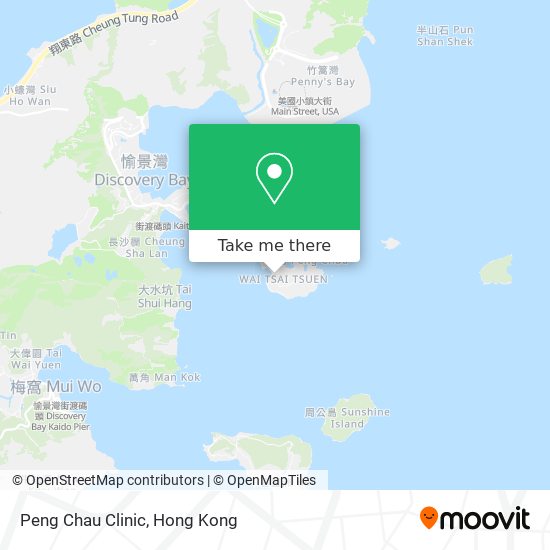 Peng Chau Clinic map