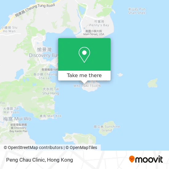Peng Chau Clinic map