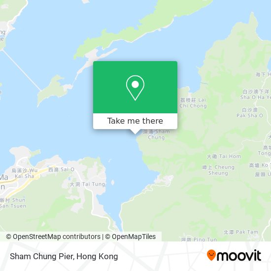 Sham Chung Pier map