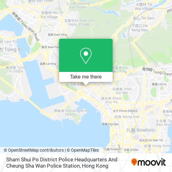 Sham Shui Po District Police Headquarters And Cheung Sha Wan Police Station map
