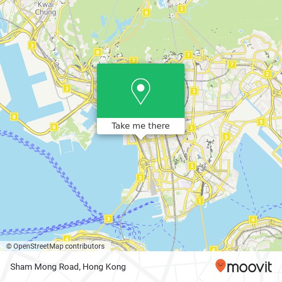 Sham Mong Road map