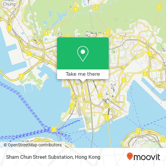 Sham Chun Street Substation map