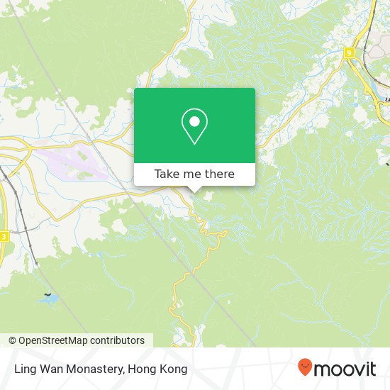 Ling Wan Monastery map