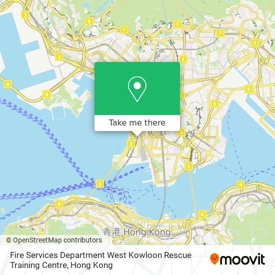 Fire Services Department West Kowloon Rescue Training Centre地圖