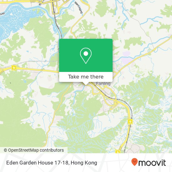 Eden Garden House 17-18 map