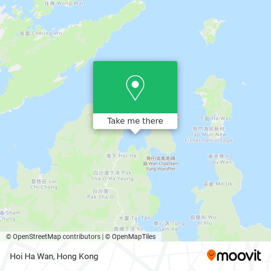 Hoi Ha Wan map