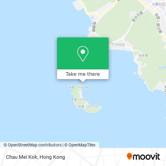 Chau Mei Kok map