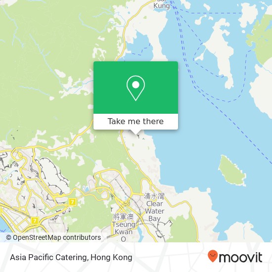 Asia Pacific Catering map