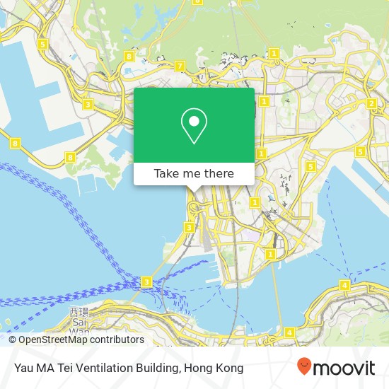 Yau MA Tei Ventilation Building map