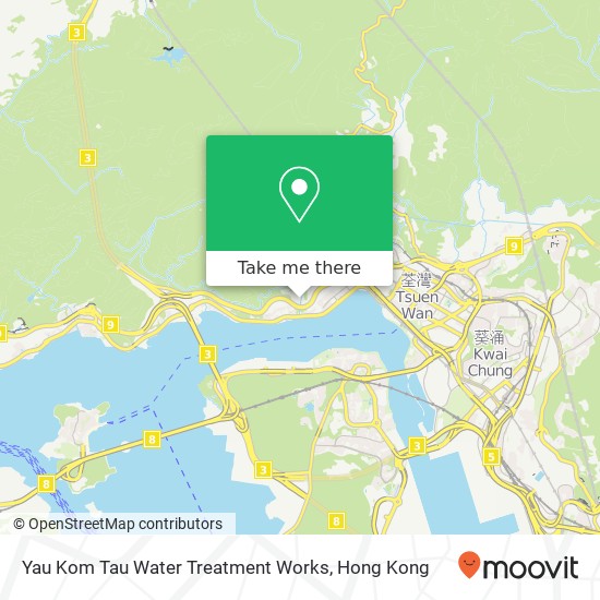 Yau Kom Tau Water Treatment Works地圖