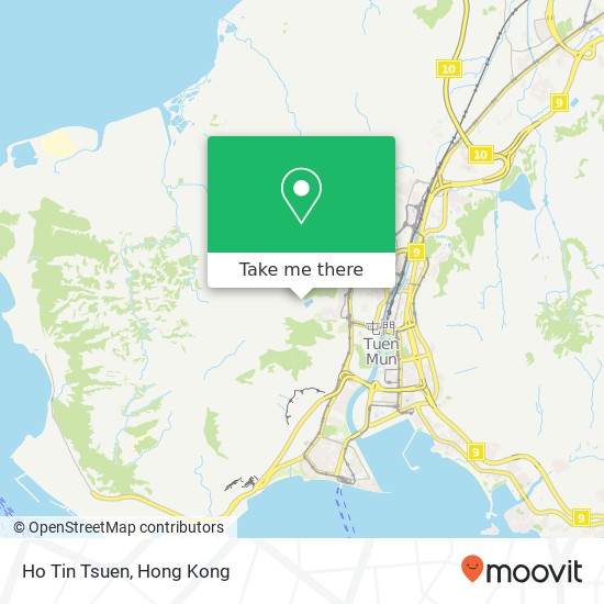 Ho Tin Tsuen map