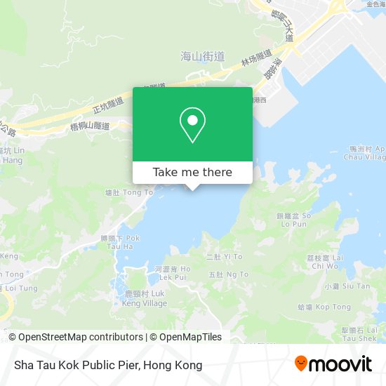 Sha Tau Kok Public Pier map