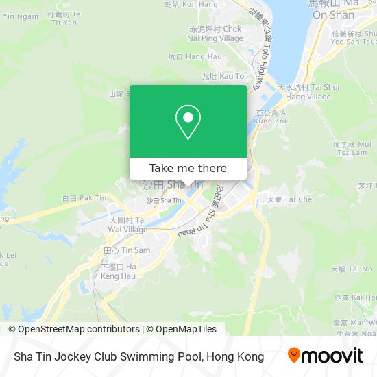 Sha Tin Jockey Club Swimming Pool地圖
