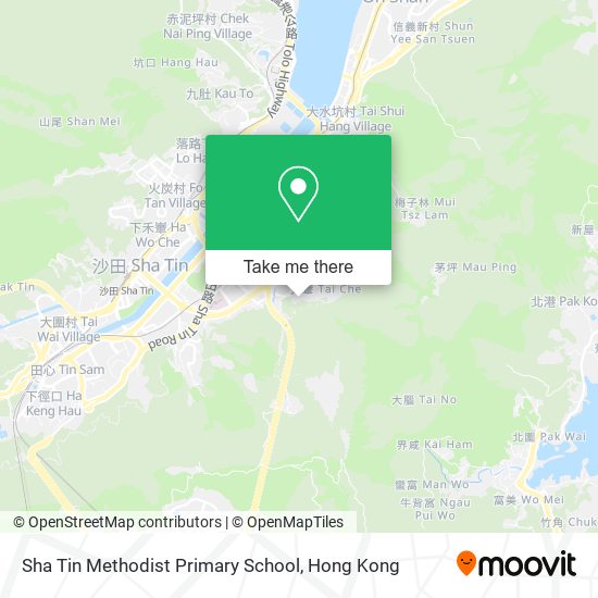 Sha Tin Methodist Primary School map