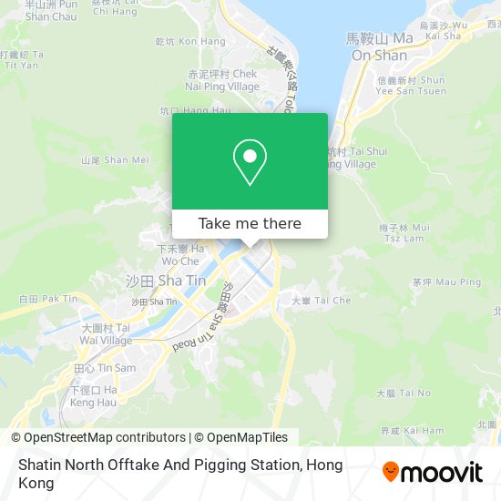 Shatin North Offtake And Pigging Station map