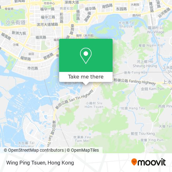Wing Ping Tsuen map
