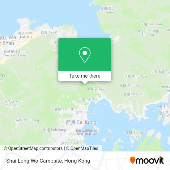 Shui Long Wo Campsite地圖