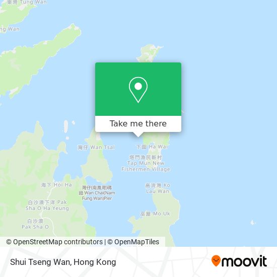 Shui Tseng Wan map