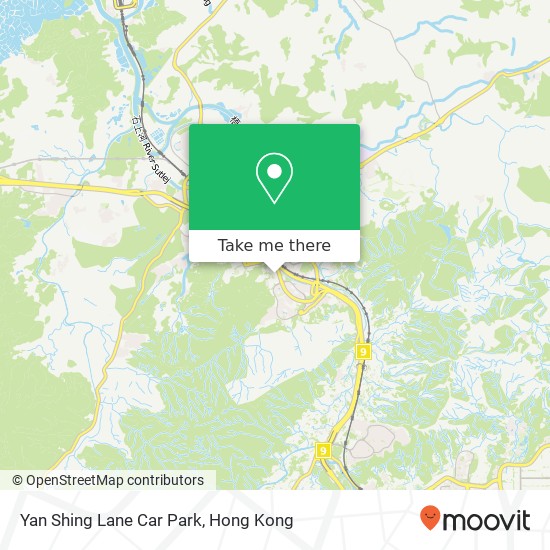 Yan Shing Lane Car Park map