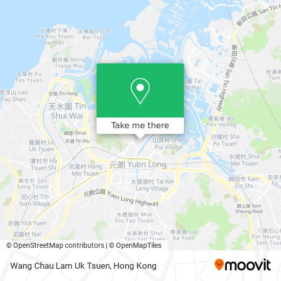 Wang Chau Lam Uk Tsuen map