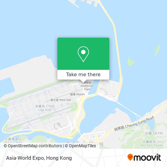 Asia-World Expo map