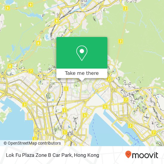 Lok Fu Plaza Zone B Car Park map