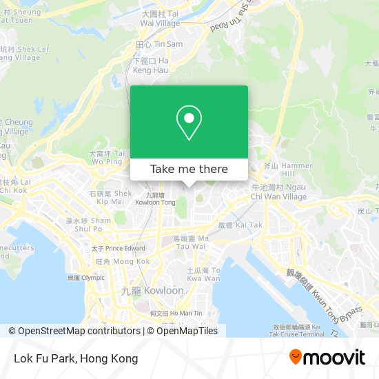 Lok Fu Park map