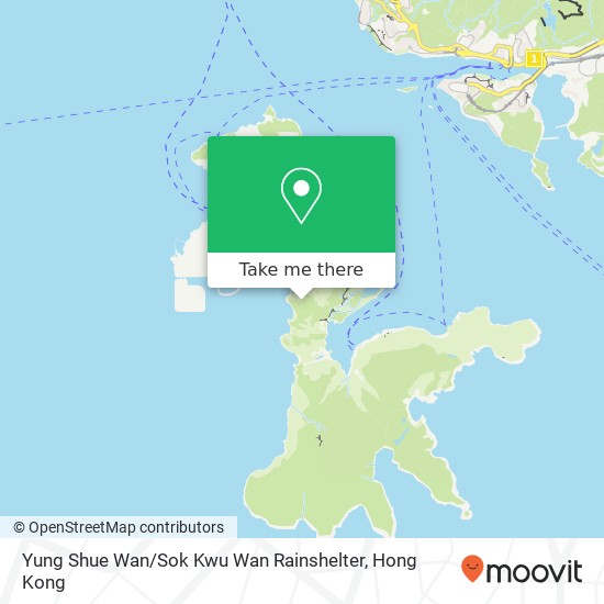 Yung Shue Wan / Sok Kwu Wan Rainshelter map