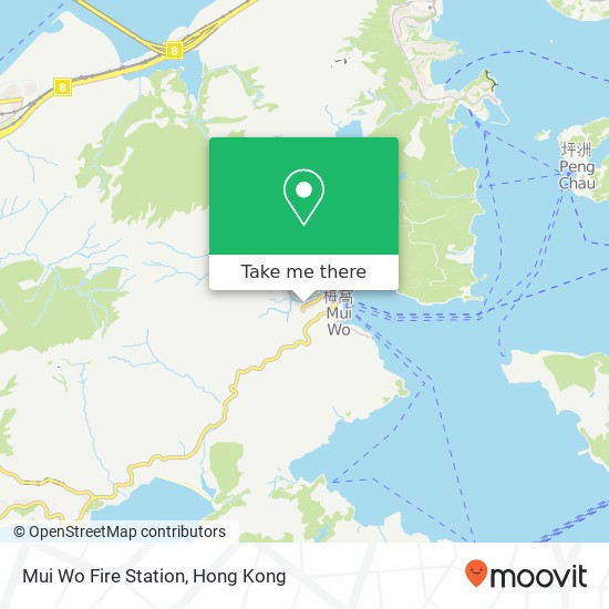 Mui Wo Fire Station map