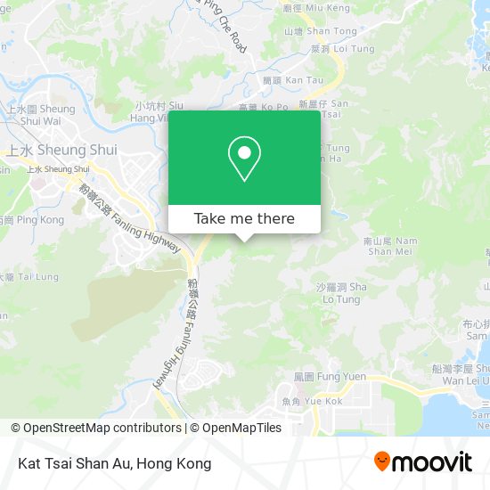 Kat Tsai Shan Au map
