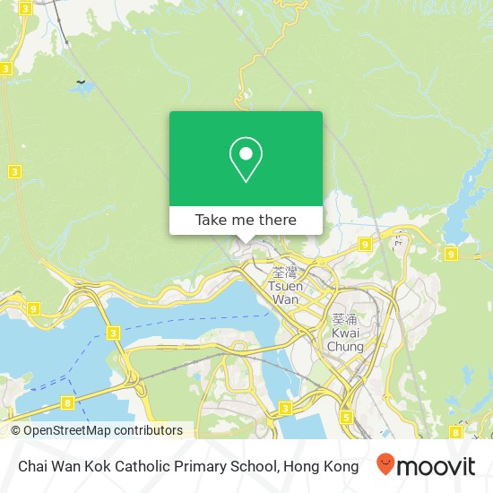 Chai Wan Kok Catholic Primary School map