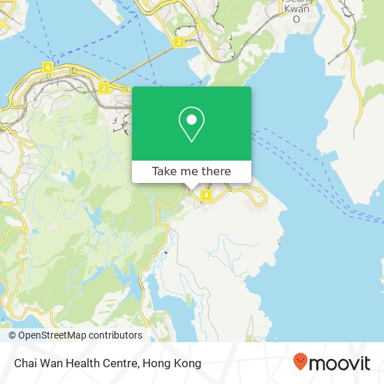 Chai Wan Health Centre map
