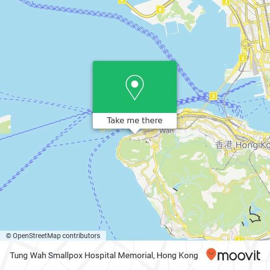 Tung Wah Smallpox Hospital Memorial map