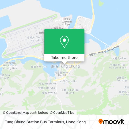 Tung Chung Station Bus Terminus map
