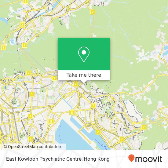 East Kowloon Psychiatric Centre地圖