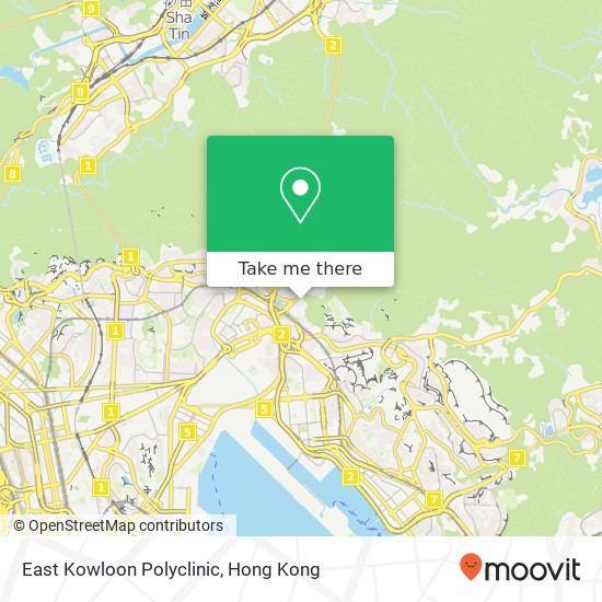 East Kowloon Polyclinic地圖