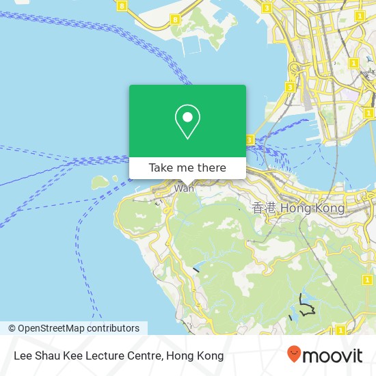 Lee Shau Kee Lecture Centre map