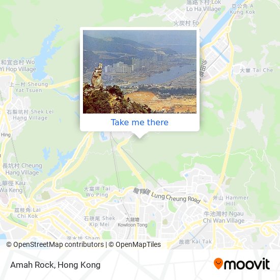 Amah Rock map