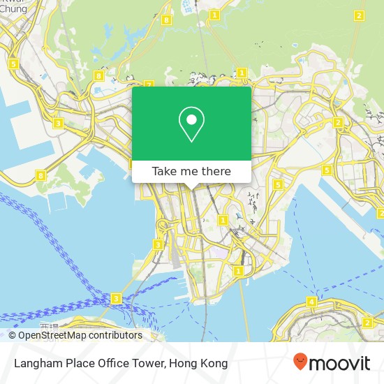 Langham Place Office Tower map