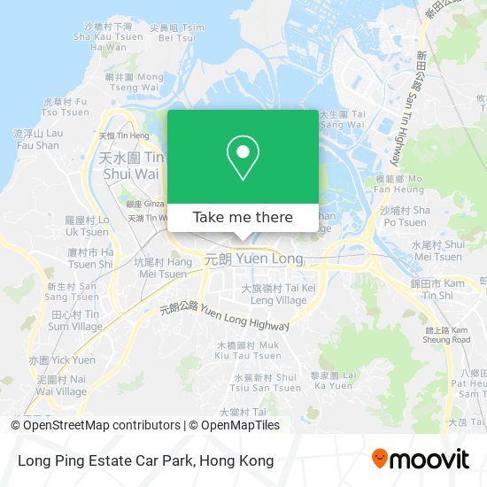 Long Ping Estate Car Park map