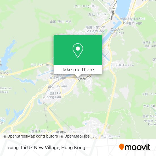 Tsang Tai Uk New Village map