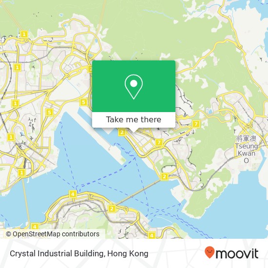 Crystal Industrial Building map